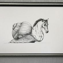 My project for course: Surrealistic Fineliner Illustration. Traditional illustration, Pencil Drawing, Drawing, Realistic Drawing, Artistic Drawing & Ink Illustration project by Petra Schiffarth - 05.08.2022