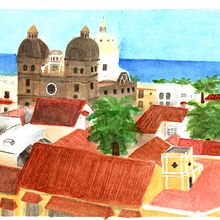 Mi Proyecto del curso: Paisajes urbanos en acuarela. Fine Arts, Watercolor Painting, Architectural Illustration, and Traditional illustration project by Laura Inga - 05.10.2022