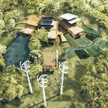 Encuentro de Mundos. Design, Traditional illustration, 3D, Architecture, Fine Arts, Interior Architecture, Interior Design, L, scape Architecture, Photograph, Post-production, 3D Animation, Decoration, Digital Architecture, Interior Decoration, and 3D Design project by Ambîtus Studium - 05.10.2022
