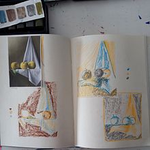 Mein Kursprojekt: Skizzenbuch für kreative Illustrationen: Spielen und Erkunden. Projekt z dziedziny Kreat, wność,  R, sunek, Malowanie akwarelą, Sketchbook,  R, sunek atramentem, R i sowanie kredkami użytkownika uteunddasskizzenbuch - 10.05.2022