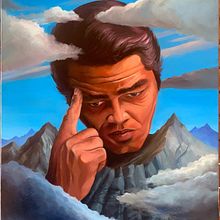 My project for course: Oil Painting: Create Surreal Landscapes. Fine Arts, Painting, and Oil Painting project by Simone Del Grosso - 04.11.2022