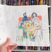 Mi Proyecto del curso: Sketchbook para explorar tu estilo de dibujo. Ilustração tradicional, Esboçado, Criatividade, Desenho, Pintura em aquarela, Sketchbook, e Pintura guache projeto de Cris Zumo DEscarabajo - 10.05.2022