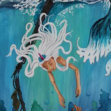 Mijn project van de cursus: Inleiding tot kinderillustratie: De kleine zeemeermin. Traditional illustration, Fine Arts, Painting, Pencil Drawing, Drawing, Watercolor Painting, Children's Illustration, and Narrative project by femkestruijs - 05.10.2022