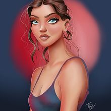 Projeto de desenho e pintura digital finalizado.. Digital Illustration, Drawing, Traditional illustration, Digital Painting, and Digital Drawing project by Jorge Luiz - 04.17.2022