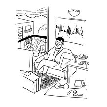 Pandemic Reflections. Ilustração tradicional e Ilustração editorial projeto de Ismael Menendez - 10.05.2022