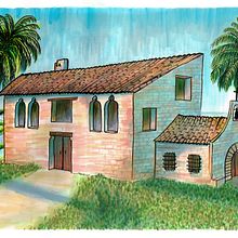Alquerías Valencianas.. Un projet de Illustration traditionnelle de Beatriz López Albir - 10.05.2022