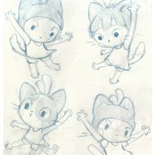 My project for course: Kawaii-Style Story Illustration. Een project van Traditionele illustratie, Ontwerp van personages, Digitale illustratie y Manga van Karin Due Østergaard-Jensen - 10.05.2022