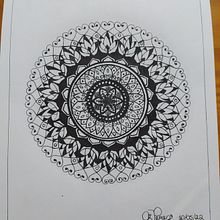 Meu projeto do curso: A arte de desenhar mandalas: crie padrões geométricos. Drawing & Ink Illustration project by Giselle Perez Salvador - 05.10.2022