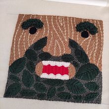 Mi proyecto del curso: Bordado XL con aguja mágica. Bordado, Decoração de interiores, Punch needle, e Design têxtil projeto de Elvira Pérez - 11.05.2022