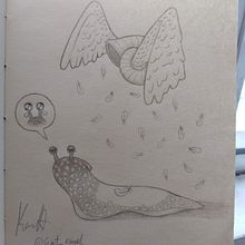 Flying home. Een project van Tekening met potlood van Karol Angel - 11.05.2022