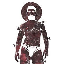 San Sebastian. Ilustração tradicional, e Gravura projeto de Yan Moryachok - 11.05.2022