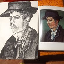Il mio progetto del corso: Ritratto su blocco da disegno: esplora il volto umano. Un projet de Esquisse , Dessin, Dessin de portrait, Dessin artistique , et Carnet de croquis de Alessandra Barisone - 12.05.2022