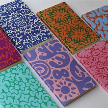 Bitácoras en colaboración con Mandalara. Design, and Bookbinding project by Infinitos Lugares - 05.12.2022