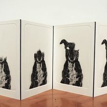 Negra . Libro de artista . Un projet de Reliure , et Gravure de Maria López - 12.05.2022