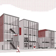 Pendik library and kindergarten project. Projekt z dziedziny  Architektura, Design i Projektowanie przestrzeni użytkownika Mohamed Abdellatif - 12.05.2022