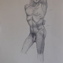 Il mio progetto del corso: Disegno della figura umana in movimento. Fine Arts, Sketching, Pencil Drawing, Drawing, and Realistic Drawing project by memoriediadriano - 05.12.2022