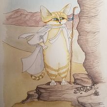 My project for course: Anthropomorphic Character Creation. Traditional illustration, Character Design, Drawing, Digital Illustration, and Watercolor Painting project by Alison Axland - 05.12.2022