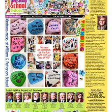 Lord Selkirk School Division newspaper insert. Graphic Design project by Sandra Barnes - 05.12.2022