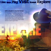 Sunrise Corner Travel Manitoba magazine ad. Graphic Design project by Sandra Barnes - 05.12.2022