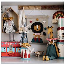 Circus collection. Un progetto di Design, Character design, Design di giocattoli e Cucito di EFI Little things - 12.05.2022