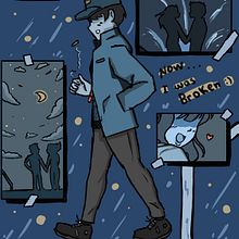Mi proyecto del curso: Ilustración digital con influencia manga. Projekt z dziedziny Trad, c, jna ilustracja, Komiks, Ilustracja c, frowa, Stor, telling, Narracja i Manga użytkownika Josue Gabriel Andia Gamboa - 12.05.2022