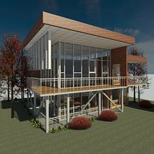 Mi proyecto del curso: Diseño y modelado arquitectónico 3D con Revit. Un proyecto de 3D, Arquitectura, Arquitectura interior, Modelado 3D, Arquitectura digital y Visualización arquitectónica de Laura Gonzalez - 07.06.2022