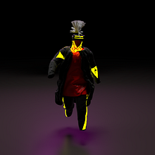 Invisible Punk. 3D, 3D Modeling, 3D Character Design, and 3D Design project by Maximiliano Sarlija - 05.10.2022