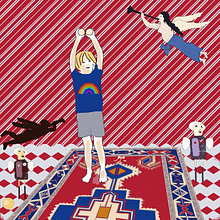 Luri Visits Grandma. Un proyecto de Diseño de personajes, Animación de personajes, Animación 2D, Ilustración digital, Dibujo digital e Ilustración animada de Paulette Hayes - 13.05.2022