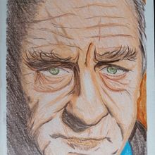 My project for course: Realistic Portrait with Coloured Pencils. Traditional illustration, Fine Arts, Pencil Drawing, Drawing, Portrait Drawing, Realistic Drawing, Artistic Drawing, and Colored Pencil Drawing project by Antonio Console - 05.13.2022