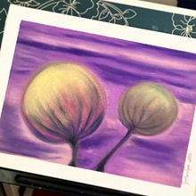 My project for course: Landscapes with Oil Pastels and Crayons: Playing with Light. Un projet de Illustration traditionnelle, Beaux Arts, Dessin au cra, on, Dessin , et Dessin artistique de Guadalupe Manrique - 13.05.2022