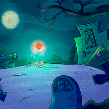 Meu projeto do curso: Concept Art: introdução ao design de cenários. Traditional illustration, Film, Video, TV, Animation, Digital Illustration, Video Games, Concept Art, and Game Design project by Bruna Dorneles - 05.13.2022