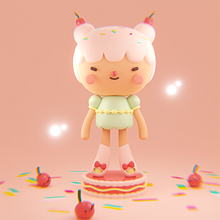 My project for course: Kawaii Character Creation in 3D with Blender . Een project van Traditionele illustratie, Ontwerp van personages, Digitale illustratie,  3D-modellering y Manga van Gaelle Gaellou - 14.05.2022