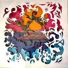 papercut 2 al tramonto. Traditional illustration, and Design project by PS Patsol - 03.20.2022