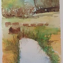 My project for course: Natural Landscapes in Watercolor. Projekt z dziedziny  Sztuki piękne,  Malarstwo i Malowanie akwarelą użytkownika Michael O'Shea - 14.05.2022
