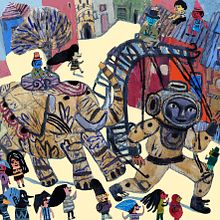 Royal de luxe marionetas. Un proyecto de Ilustración tradicional, Diseño gráfico y Pintura de Gerald Espinoza - 12.03.2021