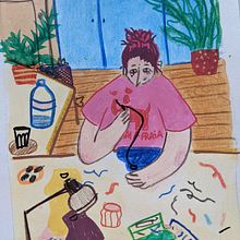 My project for course: Exploratory Sketchbook: Find Your Drawing Style Ein Projekt aus dem Bereich Traditionelle Illustration, Skizzenentwurf, Kreativität, Zeichnung, Aquarellmalerei, Sketchbook und Gouachemalerei von lulu c'est bon - 15.05.2022