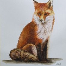 Mi proyecto del curso: Retratos expresivos de animales en acuarela. Un progetto di Illustrazione tradizionale, Pittura ad acquerello, Disegno realistico e Illustrazione naturalistica di Silvia Liliana Garavagno - 15.05.2022