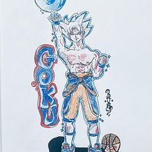 goku. Un proyecto de Ilustración tradicional de Bangelier Vanel - 16.05.2022