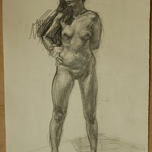 Murphy - My project for course: Dynamic Figure Drawing -charcoal and pencil Ein Projekt aus dem Bereich Bildende Künste, Skizzenentwurf, Bleistiftzeichnung, Zeichnung und Realistische Zeichnung von Linda Schneider - 14.05.2022