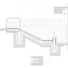 Construction Detail Through Staircase. Un progetto di Paesaggismo di Jordan Felber - 16.05.2022
