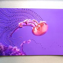 MIS DOS PROYECTOS DEL CURSO INTRODUCCIÓN AL FOTOBORDADO: 1. MEDUSA, 2 LLAMA. Projekt z dziedziny Fotografia, Papercraft, DIY, Wzornictwo tekst, liów i  Haft użytkownika Scarlett Troncoso Labussieri - 16.05.2022