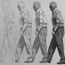 Figuras en lápiz . Un progetto di Disegno a matita di Juan Perednik - 16.05.2022