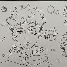 Itadori Yuuji's page Ein Projekt aus dem Bereich Traditionelle Illustration von Bruna Eliza - 15.05.2022