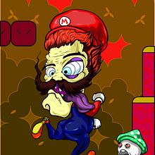Mario. Un proyecto de Ilustración tradicional, Diseño gráfico e Ilustración digital de Alexander Rubiano - 17.05.2022