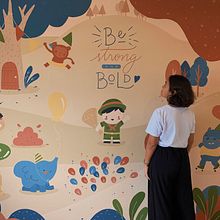 Mural Safari . % Julia Harumi tarafından hazırlanan Geleneksel illüstras, on, Harfler, El Yazısı, Ve Tasarım projesi - 05.18.2022