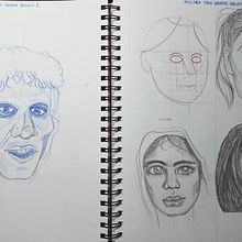 Cuaderno de retratos. Traditional illustration, Design, Painting, and Drawing project by Cecilia Arana - 05.18.2022