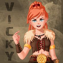 VICKY Mi proyecto del curso: Ilustración digital con influencia manga. Traditional illustration, Comic, Digital Illustration, Stor, telling, Narrative, and Manga project by Francisco Javier Llobregat Garcia - 05.18.2022