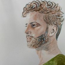 Ritratto ad acquerello . Un proyecto de Pintura a la acuarela de mariagiovanna_pagano - 18.05.2022