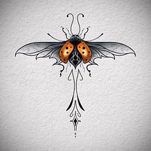 My project for course: Artistic Tattoo Design with Golden Effects in Procreate. Un projet de Illustration traditionnelle et Illustration numérique de rachealmarieart - 18.05.2022