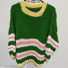 Mi proyecto del curso: Introducción al tejido de punto de prendas oversize. Un projet de Création d'accessoires, St, lisme, Art textile , et Tricot de Andrea Giovanetti - 18.05.2022